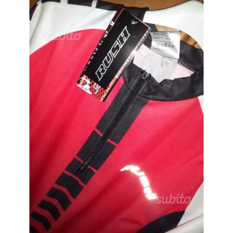 Rush mod.scatto rosso - maglia ciclismo e mtb