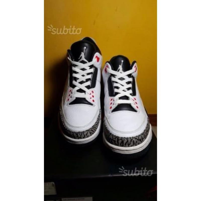 Air Jordan 3 White infrared