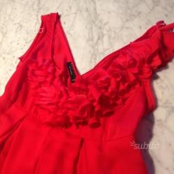 Abito TWIN SET tg.S rosso scarlatto pari al nuovo