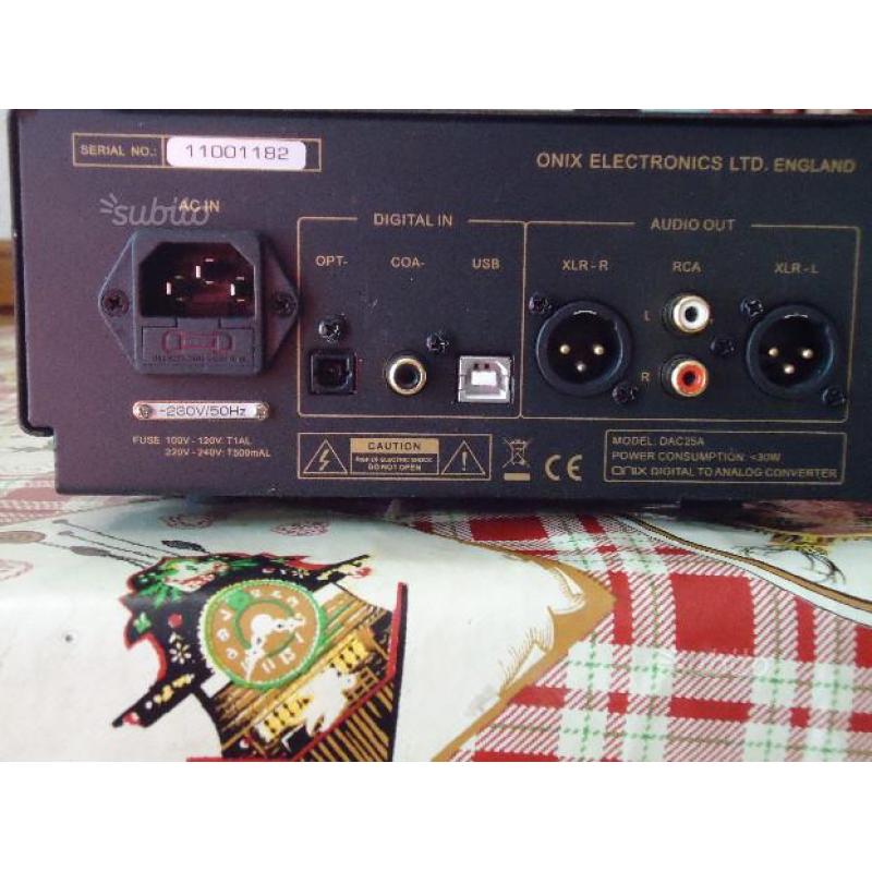 Dac onyx 25a convertitore d/a