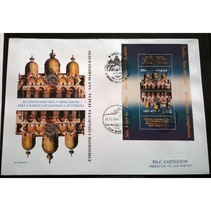 Altra fdc 1994 basilica S. Marco emiss. cong