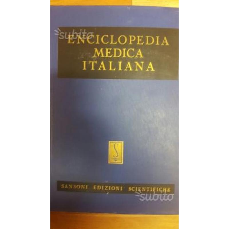 Enciclopedia medica italiana sansoni 9 volumi