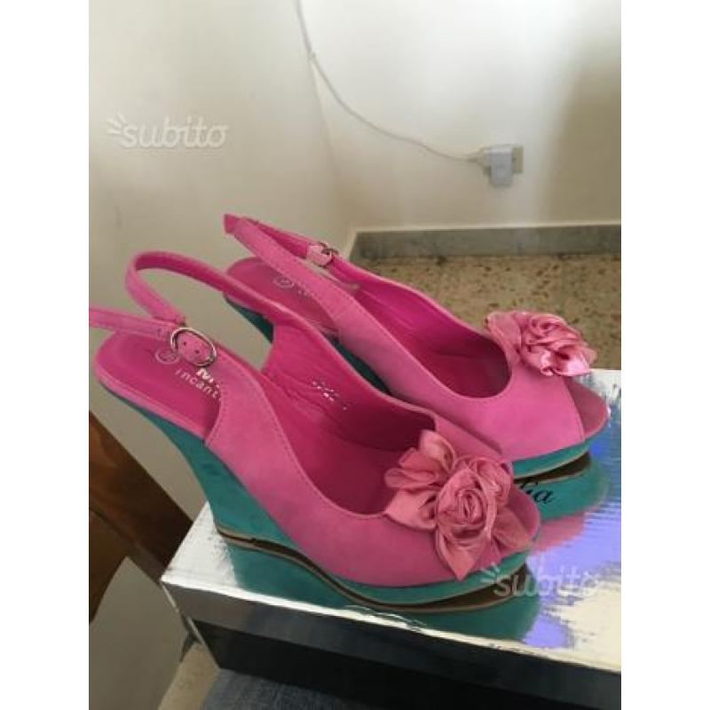 Scarpe con zeppa