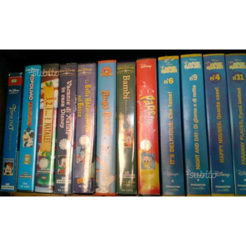 Casette VHS titoli vari