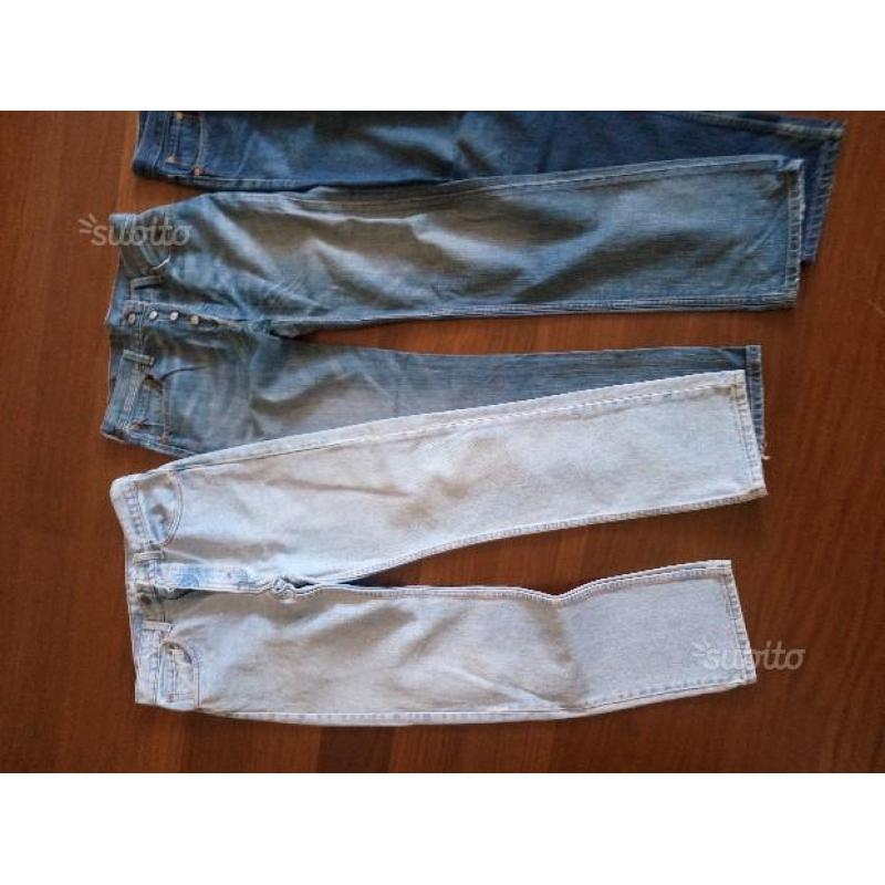 Jeans Levis 501 W31 LOriginali Perfetti Usati Poco