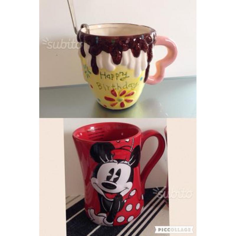 Tazza mug Disney Minnie e effetto torta