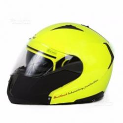 Casco modulare moto scotland force 2 visiere giall