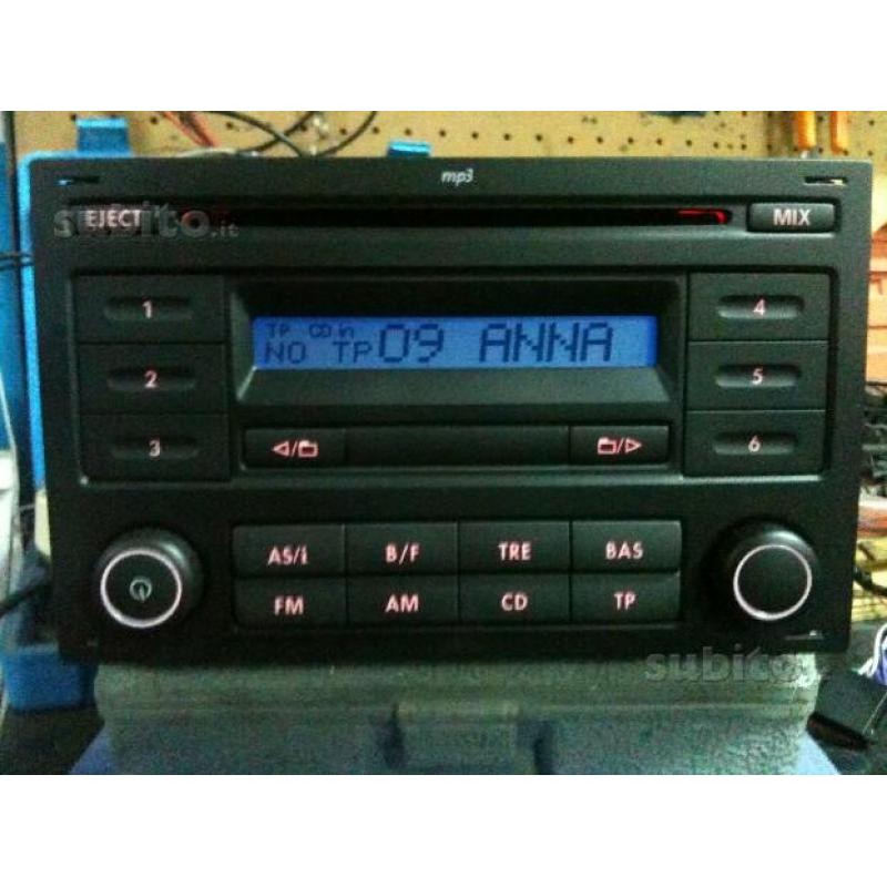 Autoradio volkswagen rcd 200 mp3