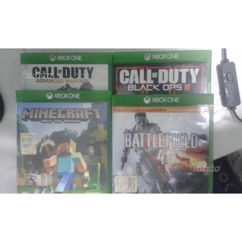 Xbox One + kinect + 4 giochi 500GB