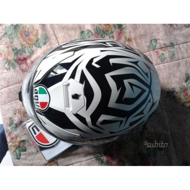 Casco agv con doppia visiera nuovo