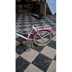 Bicicletta da ragazzina completa di cestino