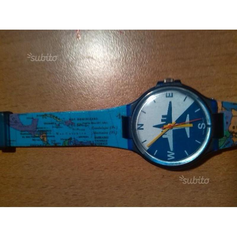 Orologio vintage anni 90 bussola cinturino