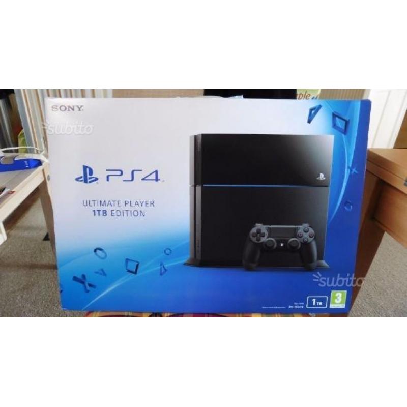 PlayStation 4 con disco da 1TB e con 4 GIOCHI