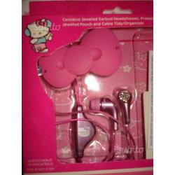 Hello Kitty Sanrio auricolari cuffie in ear