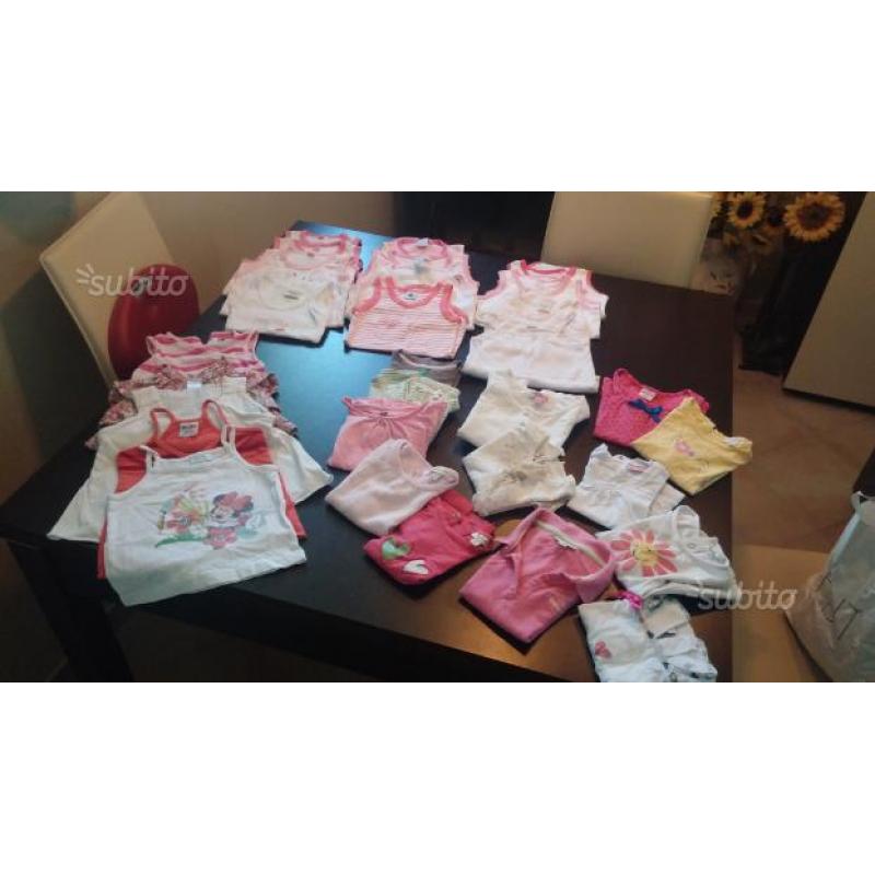 Abbigliamento bambina 9 /18 mesi 30 pezzi