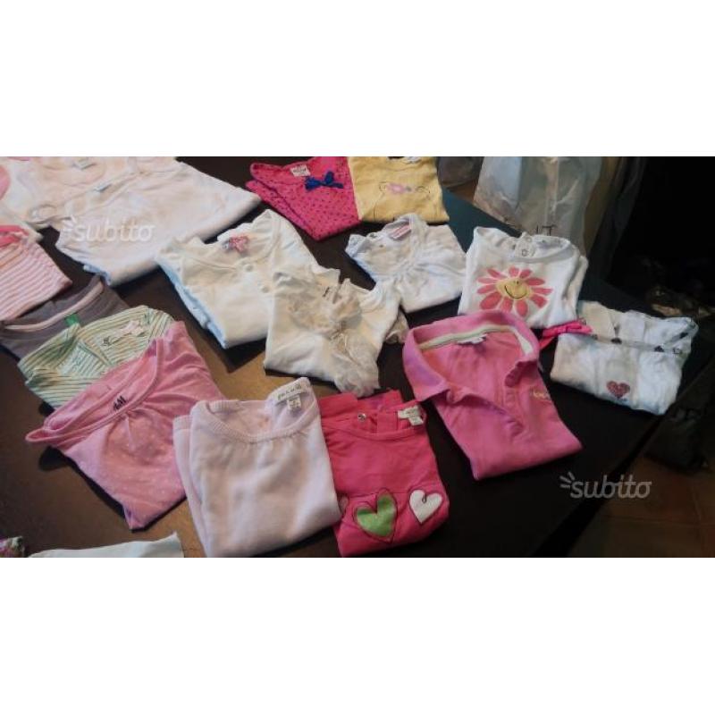 Abbigliamento bambina 9 /18 mesi 30 pezzi