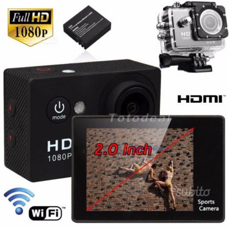 Sport Cam Wifi uguale go pro schermo2.0