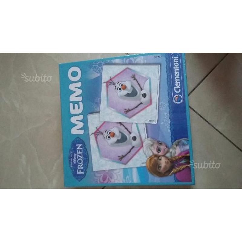 Puzzle e memo frozen