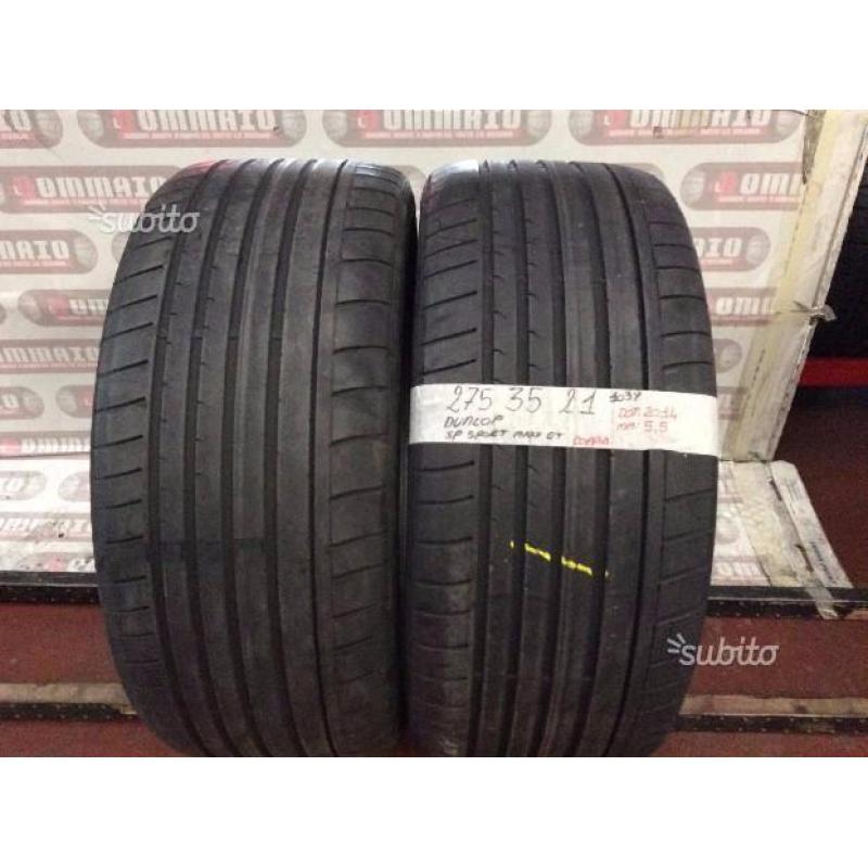 Gomme 275 35 21 dunlop estive usate