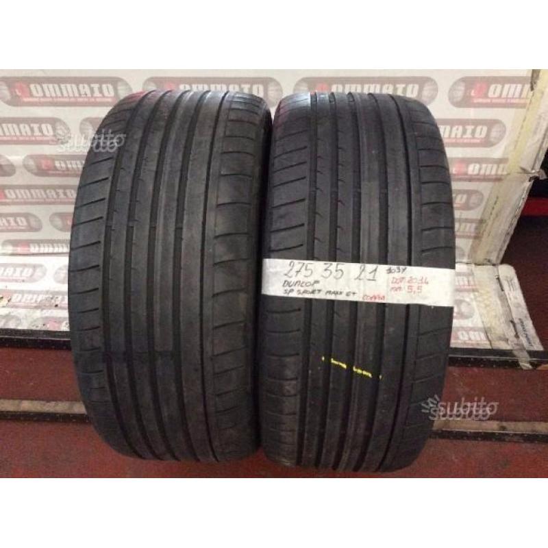 Gomme 275 35 21 dunlop estive usate