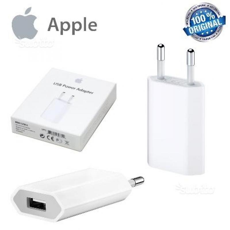 Cavi Apple originali prese muro iPhone 4 4s 5 5s 6