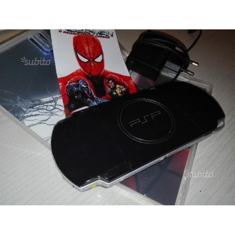 Psp slim/wi-fi+Spiderman il regno delle ombre