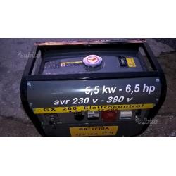 Generatore di corrente gruppo elettrogeno 5,5 kw