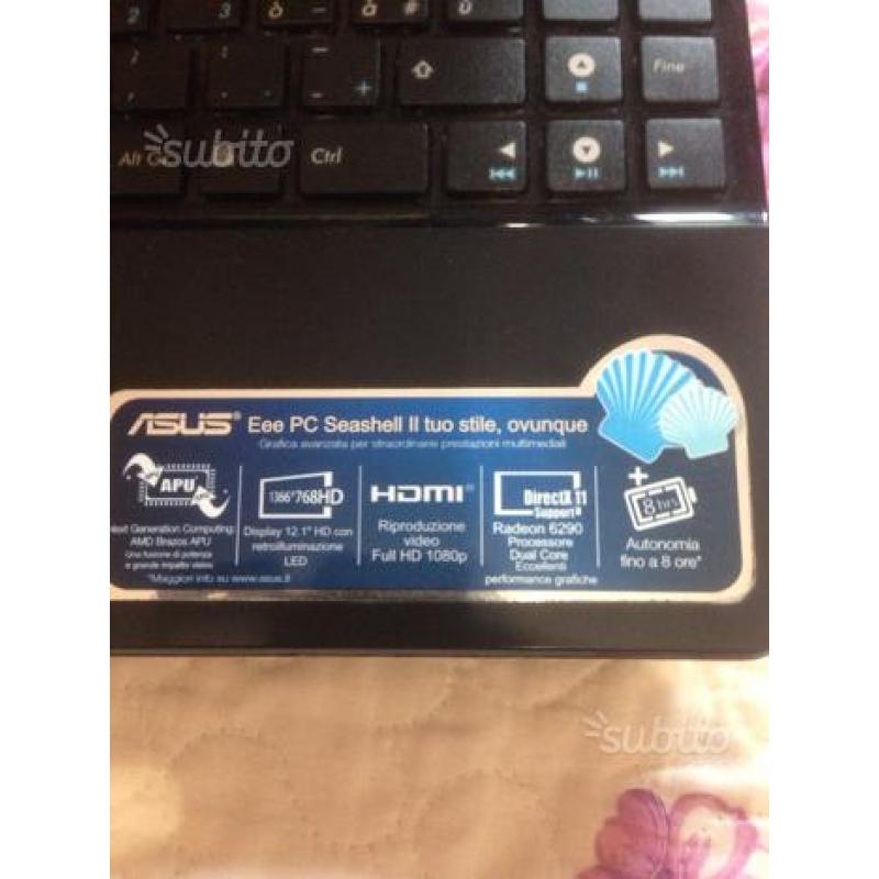 PC portatile Netbook Asus 1215b