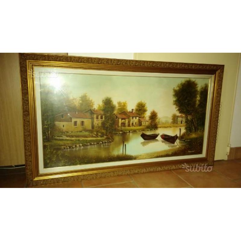 Quadro con paesaggio