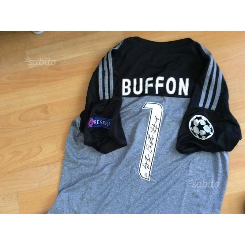 Maglia Champions indossata autografata BUFFON