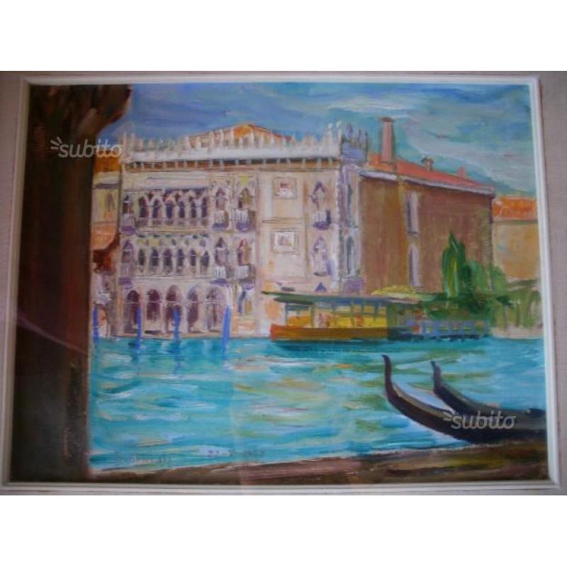 Olio su tela 45x35 venezia(1958)