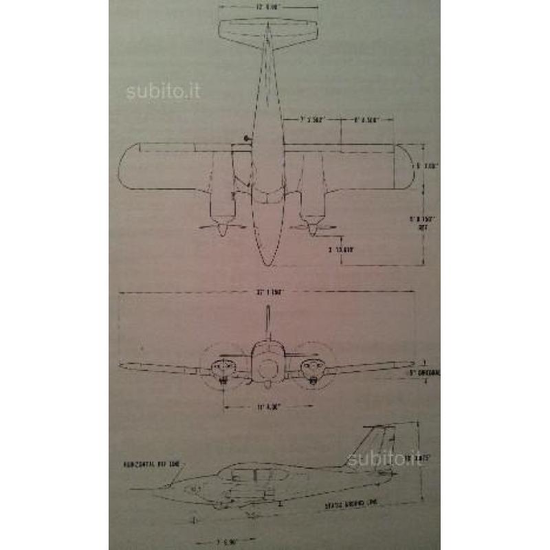 Manuale PA23 Piper A5 rilegato scuola di volo