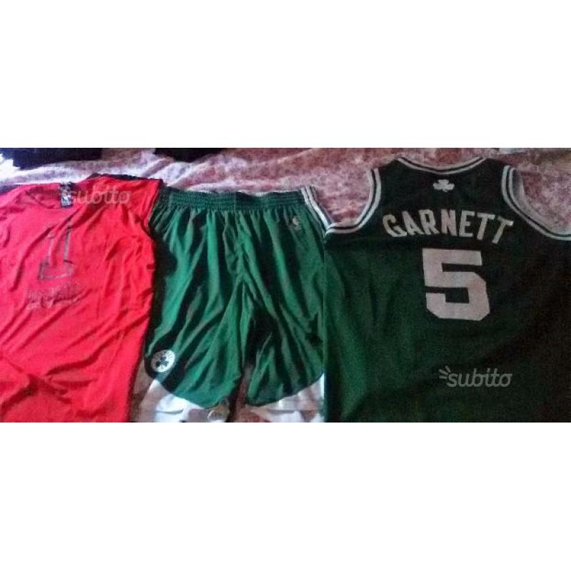 2 canotte NBA + pantaloncino revers