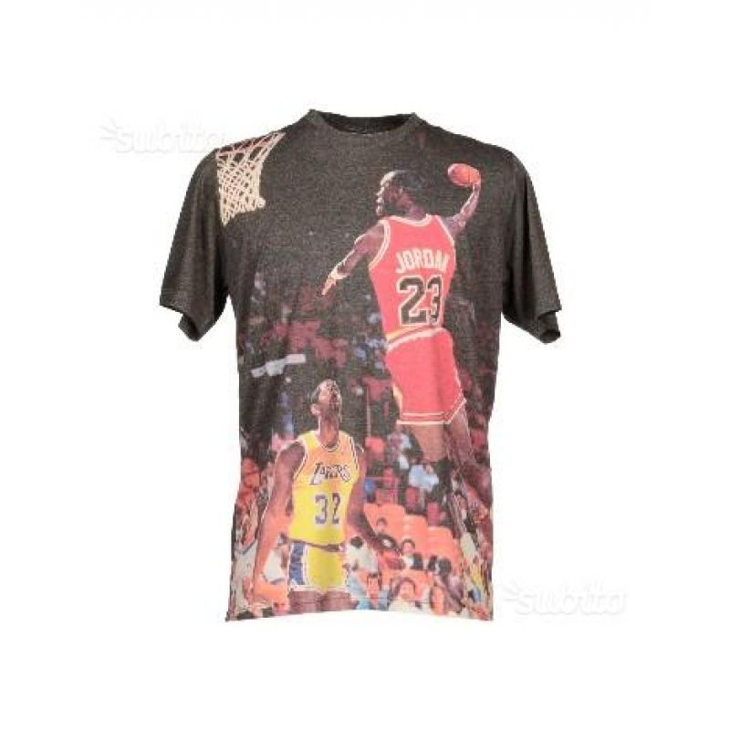 T-shirt Pagano - Michael Jordan & Magic Johnson