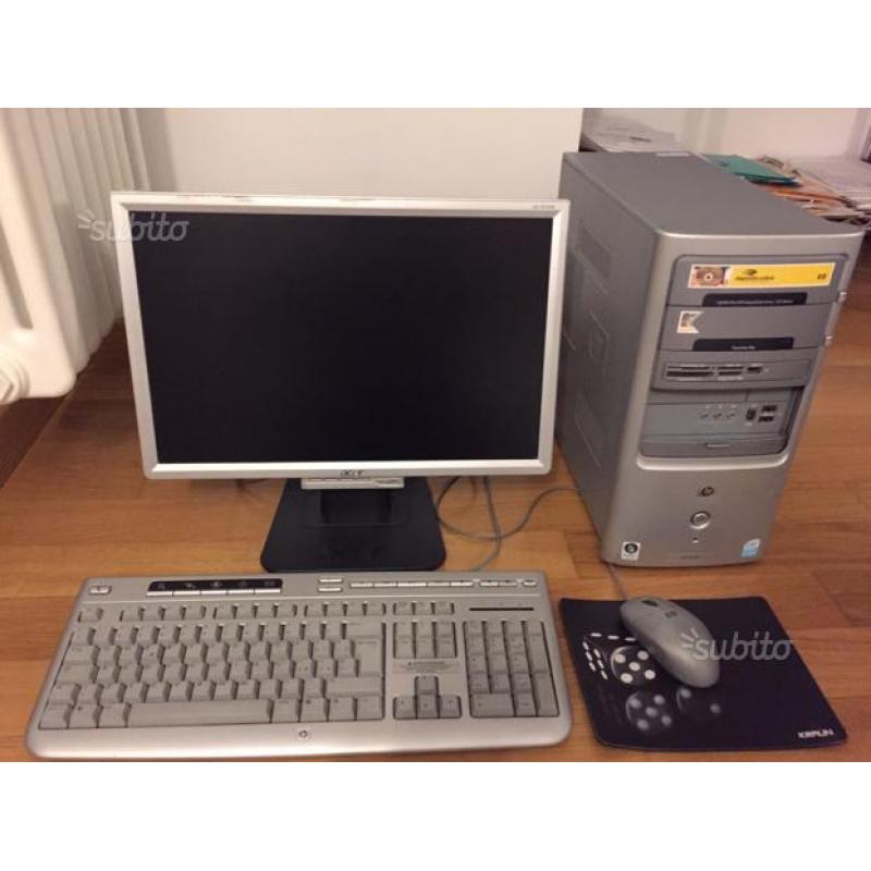 Computer HP Pavilion + Monitor Acer AL 1916W