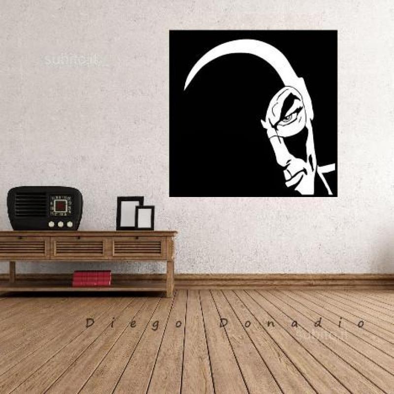 Diabolik quadro pop art dipinto a mano 80x80