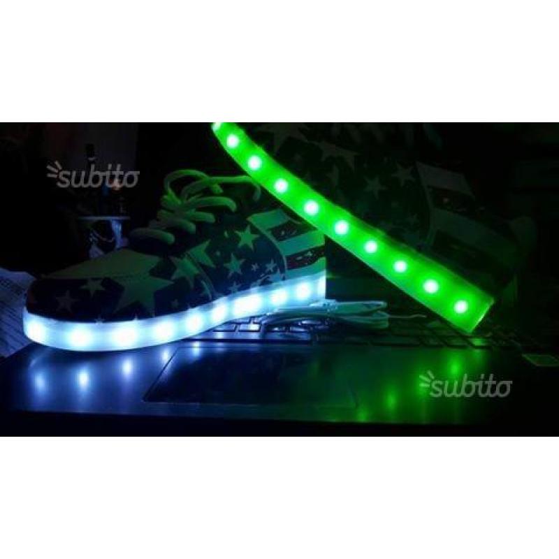 Scarpe a led colorati mai usate idea regalo