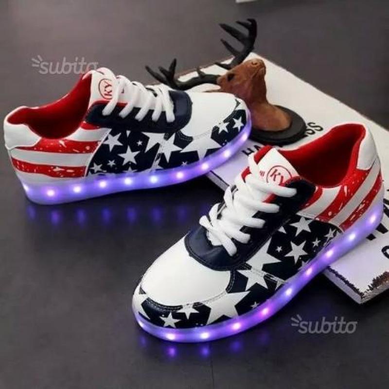 Scarpe a led colorati mai usate idea regalo