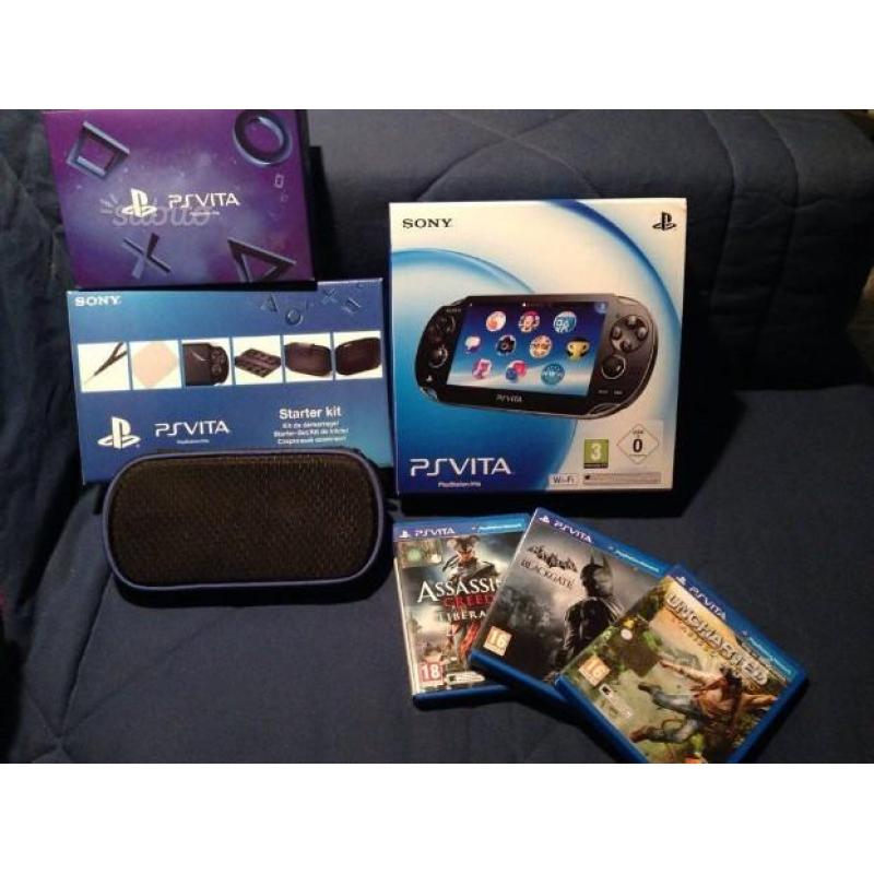 PsVita Sony+accessori+3 giochi+Kit Home Theatre