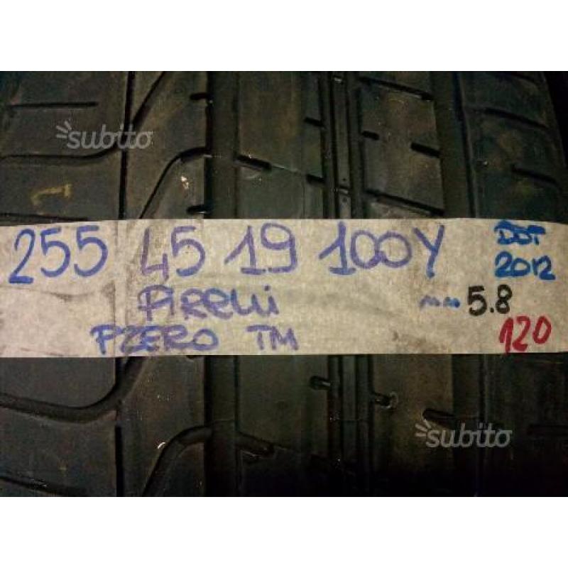 Gomme 255 45 19 Pirelli estive usate