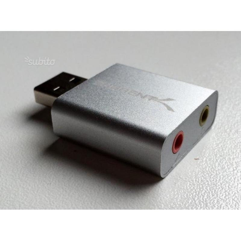 Scheda audio esterna USB (Win/Mac)