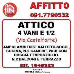 Attico 4 vani e 1/2 via castelforte*rif. 1548323