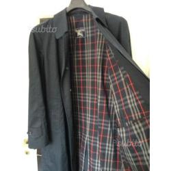 Trench coat BURBERRY blu originale, Tg.54