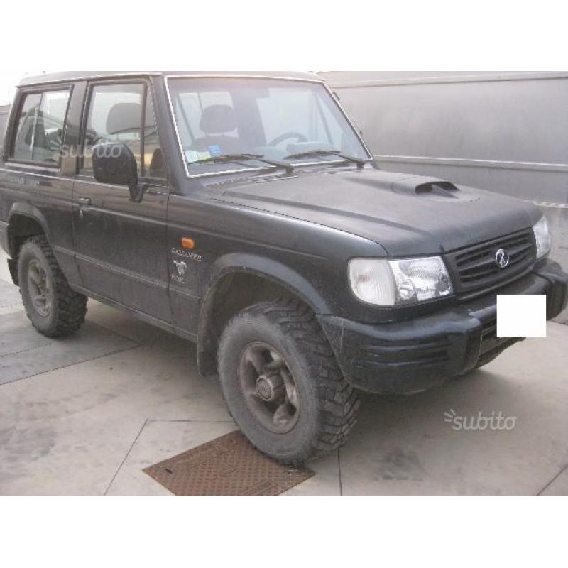 Pezzi ricambio HYUNDAI GALLOPER 2.5 1998