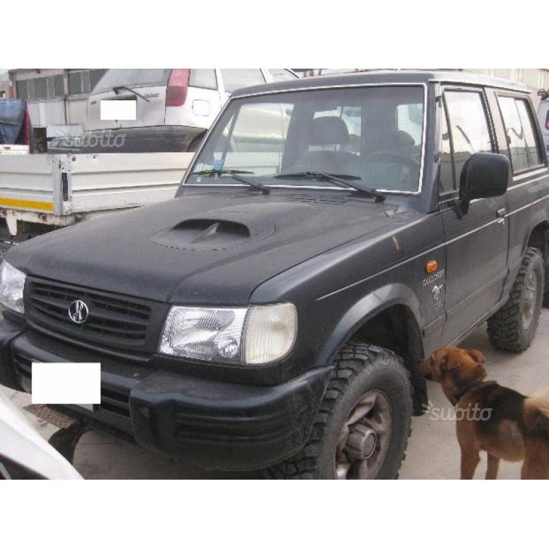 Pezzi ricambio HYUNDAI GALLOPER 2.5 1998