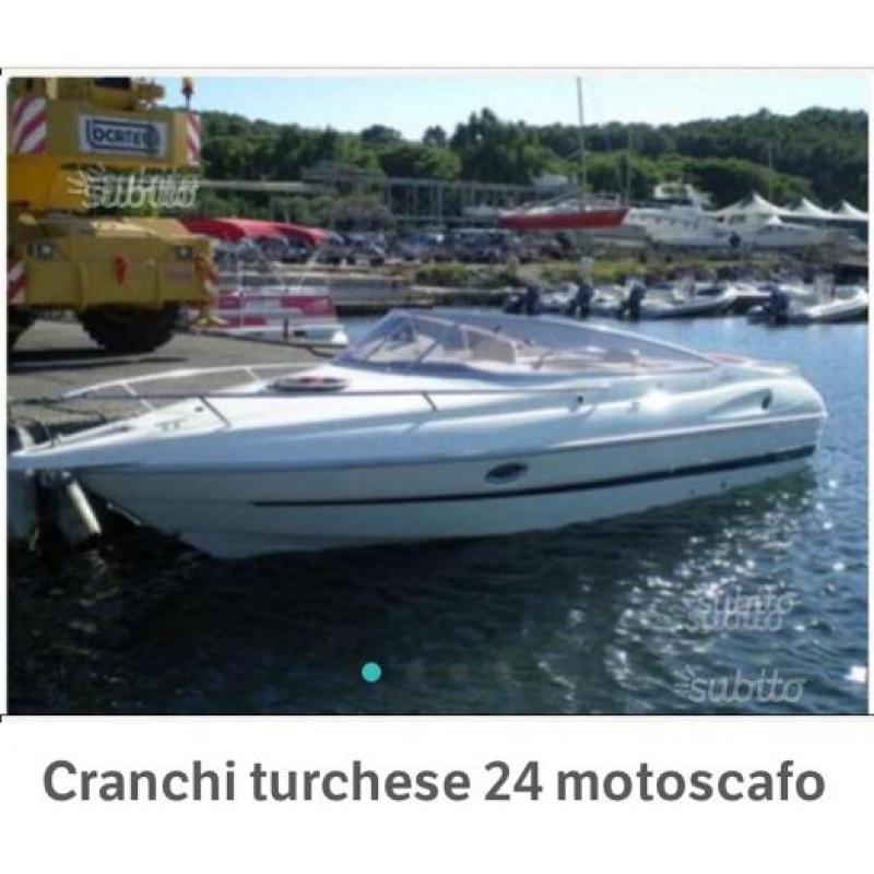 Motoscafo cranchi turchese 24