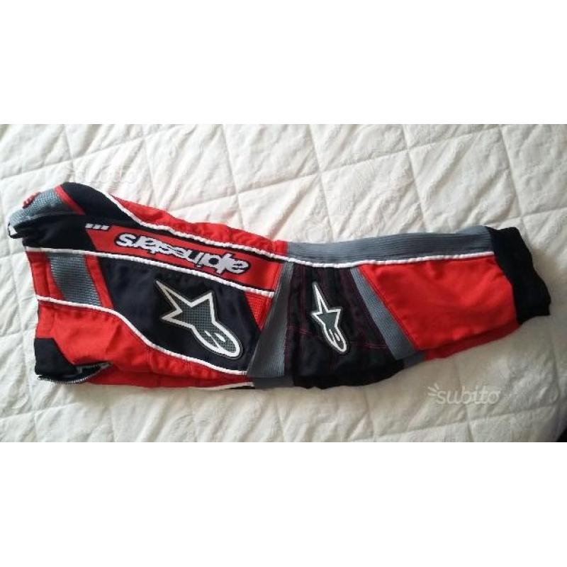 Pantaloni e maglia ragazzo fuoristrada Alpinestars