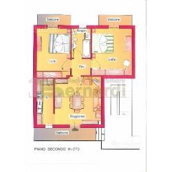 Appartamento semiarredato in posizione panoramica