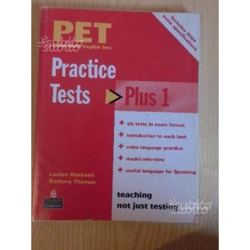 INGLESE LIVELLO B1 Pet practice test plus 1 SALDI