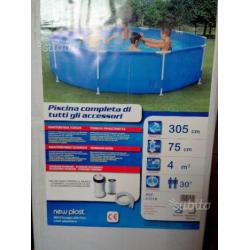 Piscina tonda NEW PLAST Florida 305 h. 75